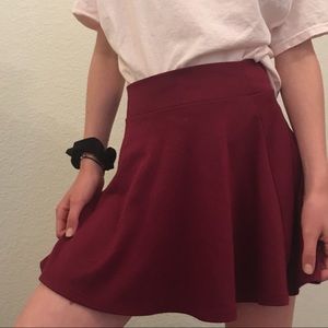 Super Cute Full Tilt (Tilly’s) Red Skater Skirt